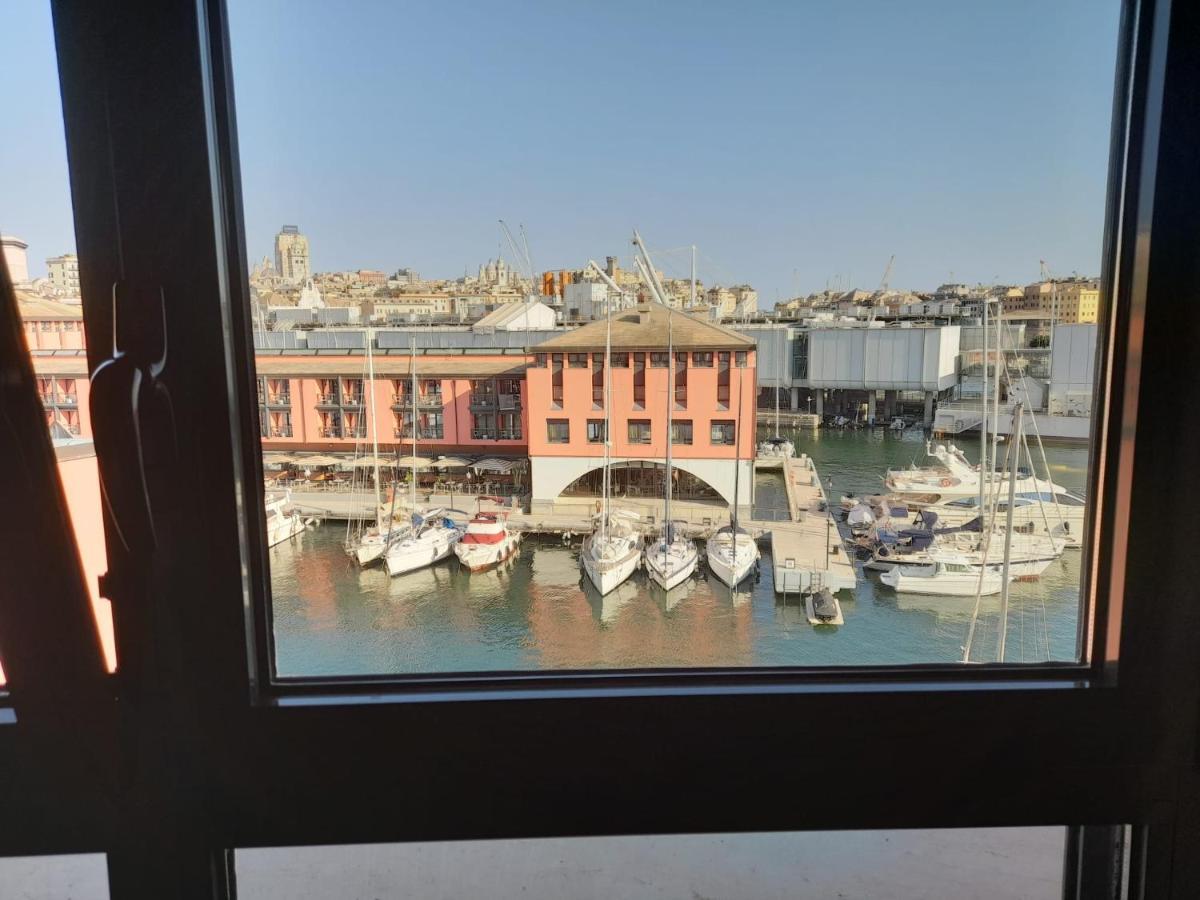 Apartamento Bilocale Vista Mare Con Terrazzo-Porto Antico- Parcheggio Scontato Génova Exterior foto