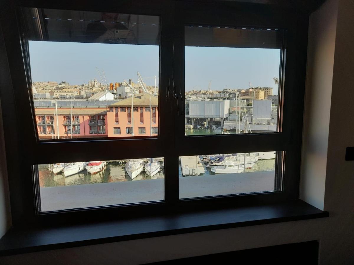 Apartamento Bilocale Vista Mare Con Terrazzo-Porto Antico- Parcheggio Scontato Génova Exterior foto